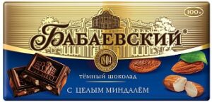 Шоколад Бабаевский темн. миндаль